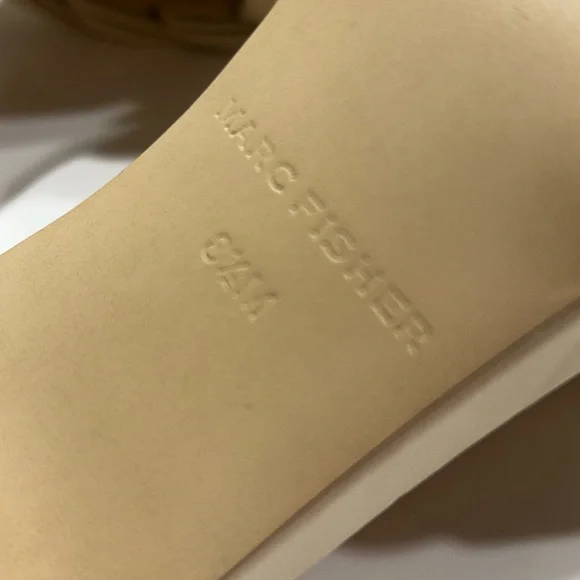 Marc Fisher Women's Tan Braided Heels - Picture 7 of 7